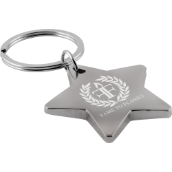Star Shaped Keyring